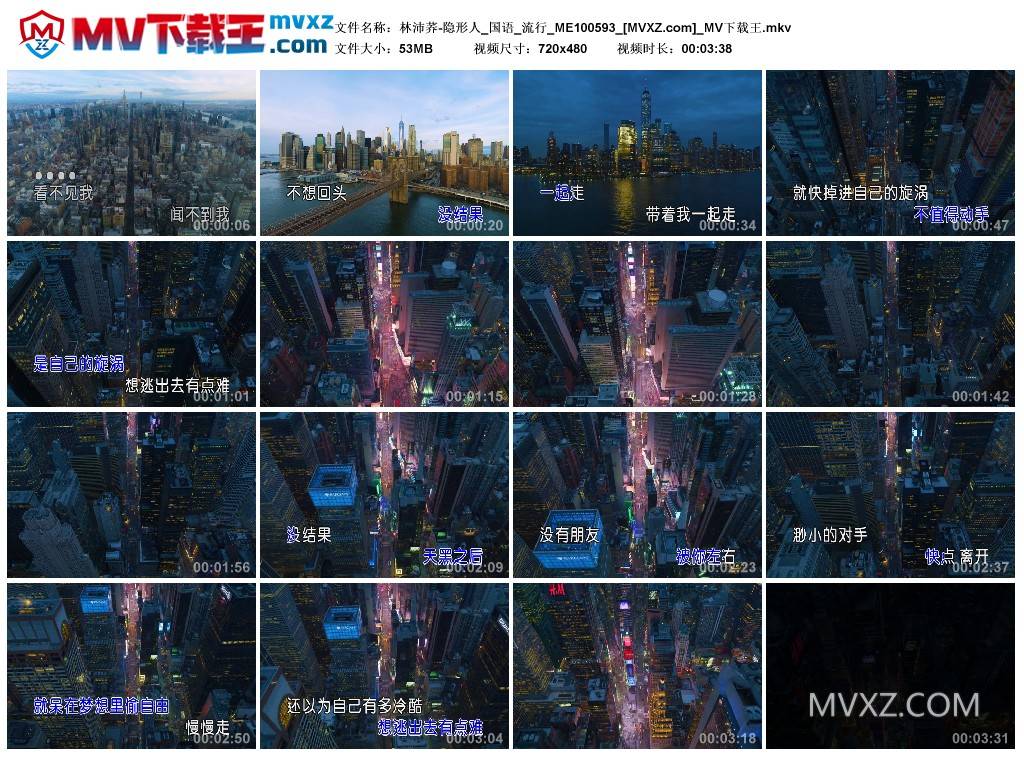 林沛荞-隐形人_国语_流行_ME100593